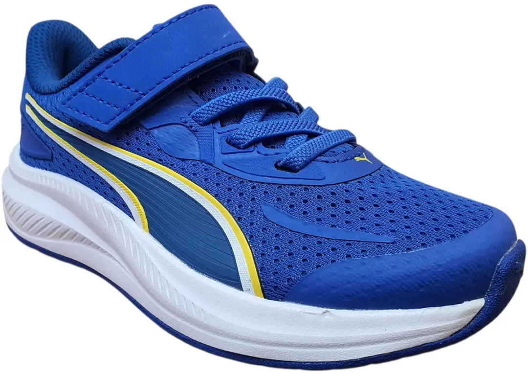 PUMA Skyrocket 2 AC+ Sportschoenen Junior 34.5 - Blauw/Wit - afbeelding 3 van 6