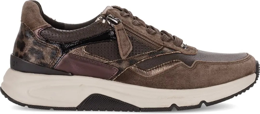 Gabor Rollingsoft Sneaker Bruin Combi - 39 - afbeelding 2 van 6