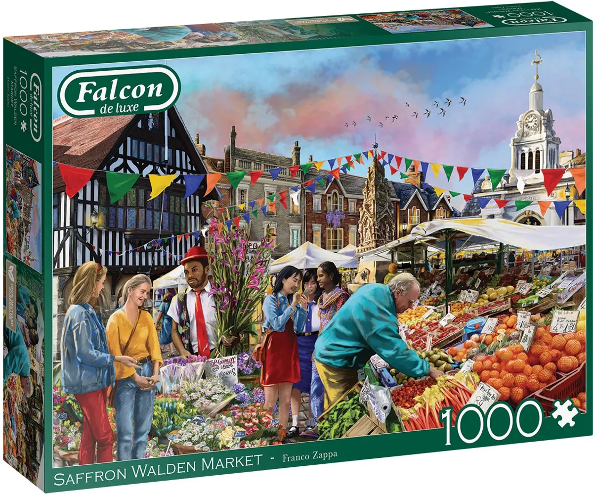 Jumbo Saffron Walden Market Legpuzzel 1000 Stuks - Multicolor
