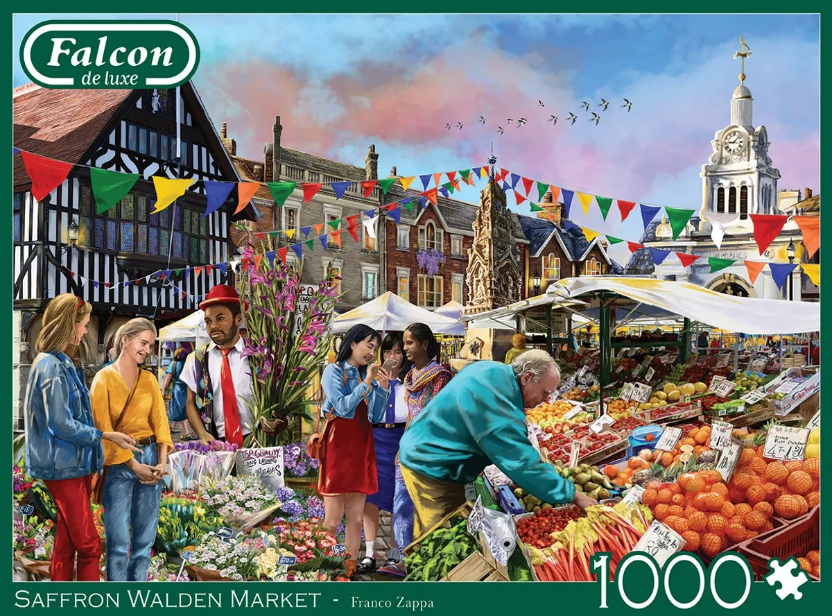 Jumbo Saffron Walden Market Legpuzzel 1000 Stuks - Multicolor