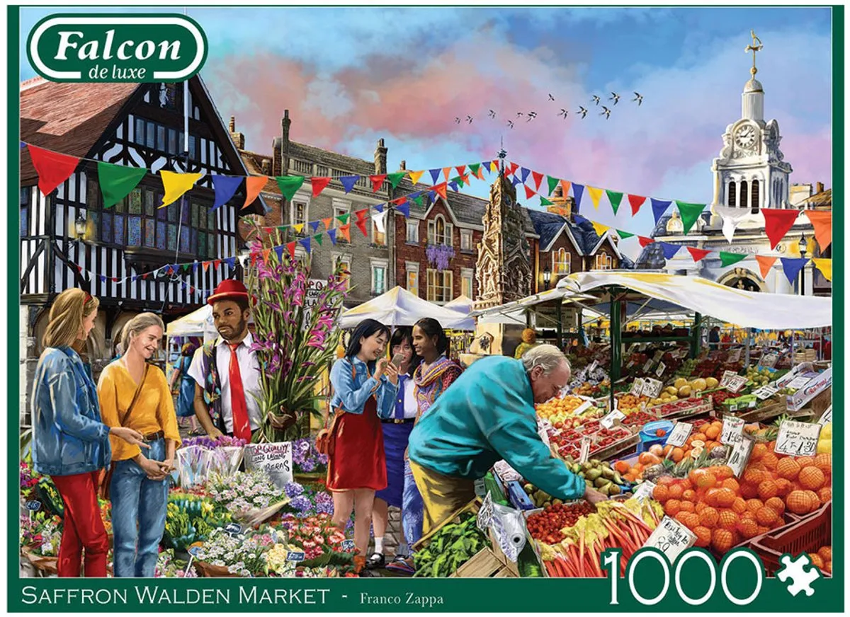 Jumbo Saffron Walden Market Legpuzzel 1000 Stuks - Multicolor
