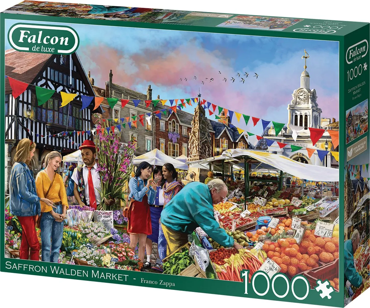 Jumbo Saffron Walden Market Legpuzzel 1000 Stuks - Multicolor