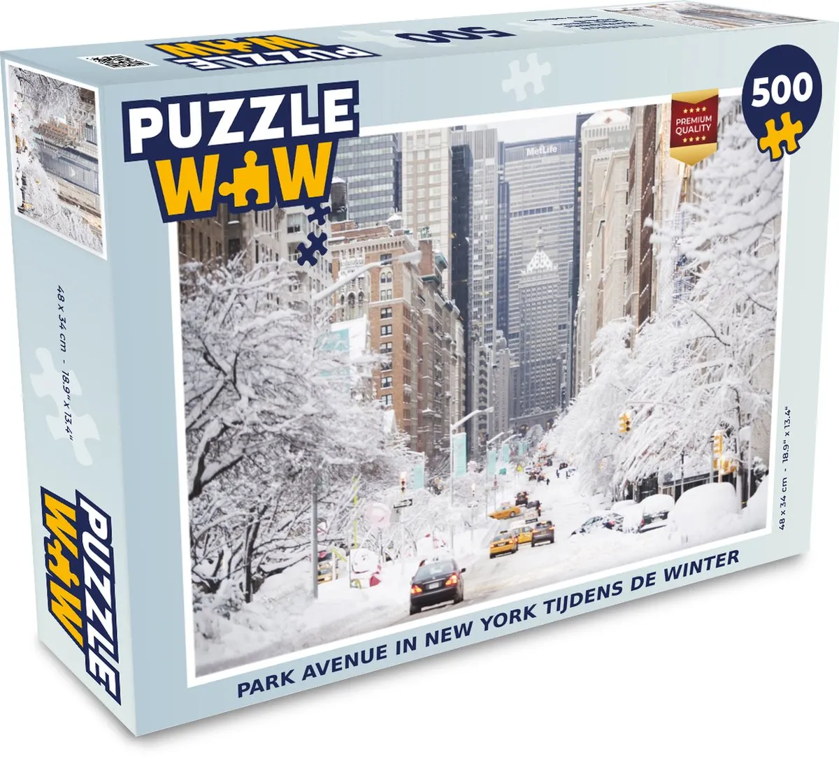 PuzzleWow Puzzel Park Avenue in New York Winter