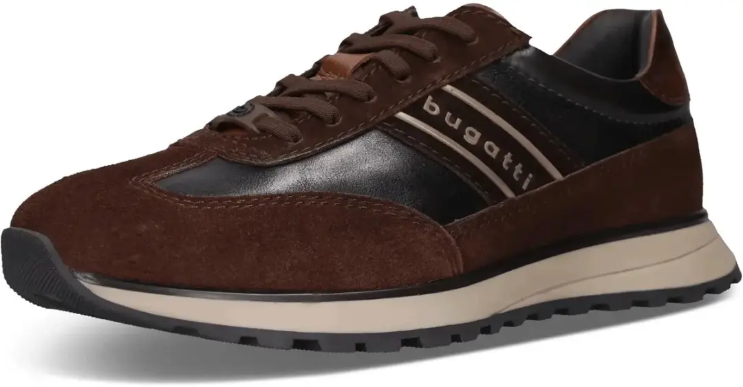 Bugatti Timon Baskets - 42 - Donkerbruin/Grijs - afbeelding 6 van 6