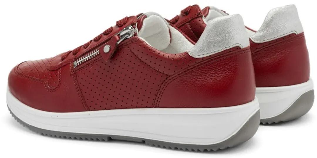 Ara Osaka 3.0 Dames veter/rits schoen - ROOD - afbeelding 2 van 6