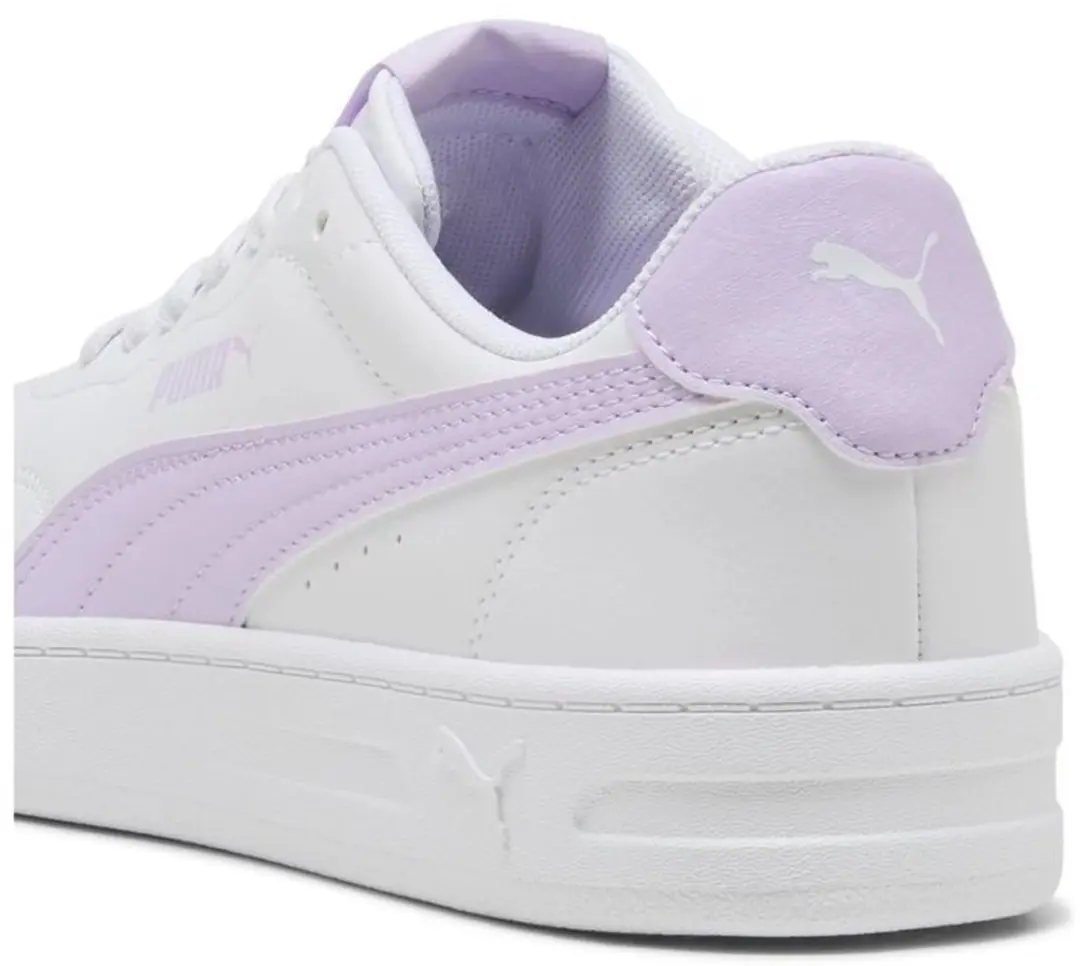 PUMA Court Lally Damesschoenen 400367 - Maat 40 - Wit/Lichtpaars - afbeelding 2 van 6