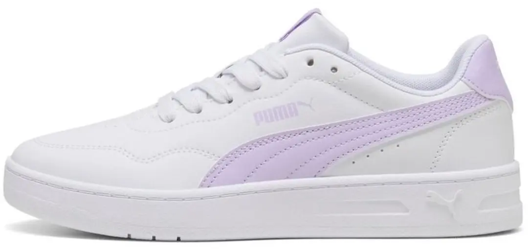 PUMA Court Lally Damesschoenen 400367 - Maat 40 - Wit/Lichtpaars - afbeelding 5 van 6