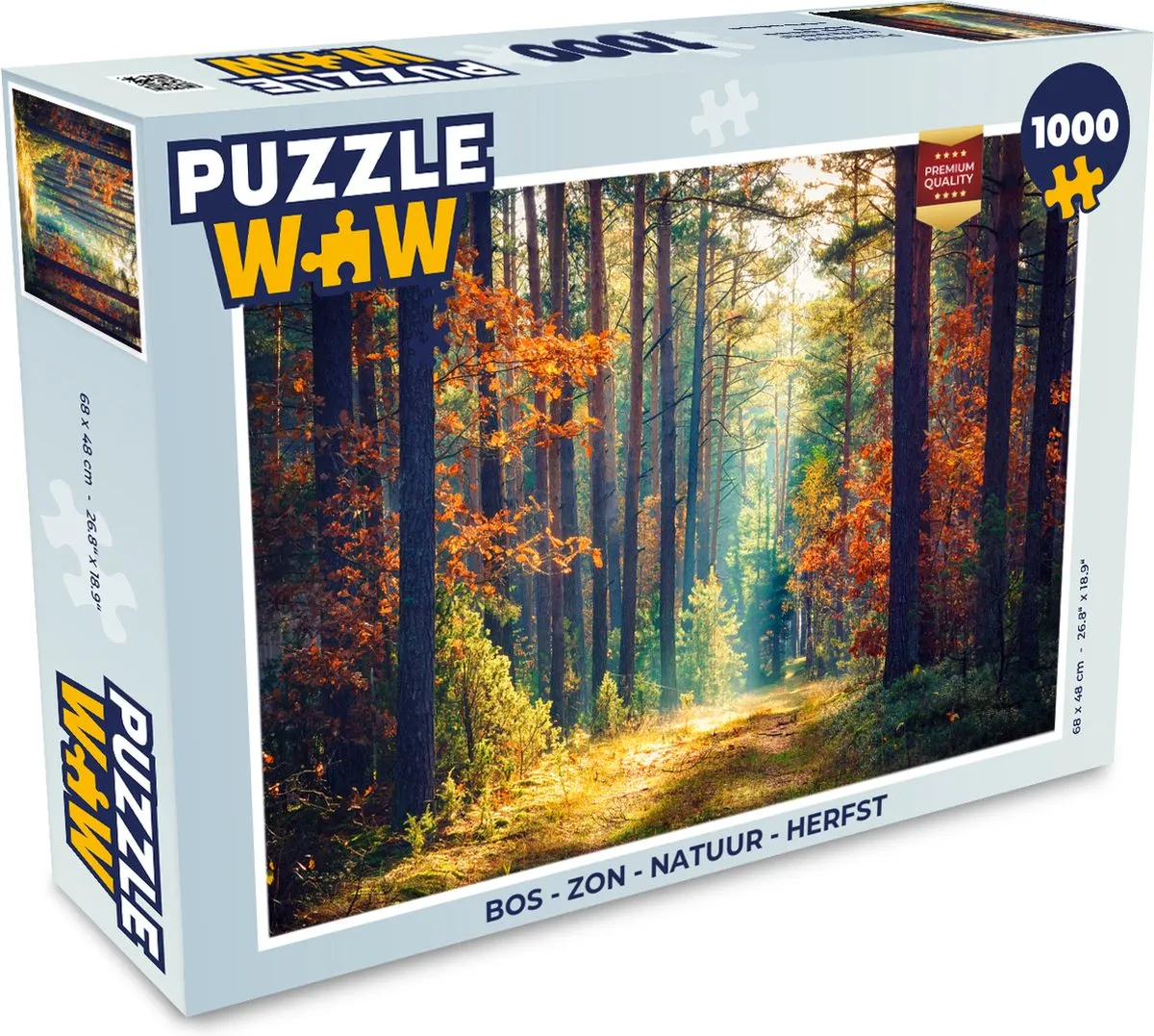 PuzzleWow Legpuzzel 1000 Stuks - Multicolor