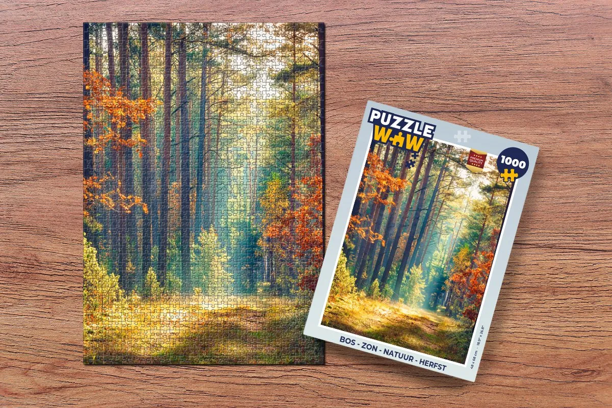 PuzzleWow Legpuzzel 1000 Stuks - Multicolor