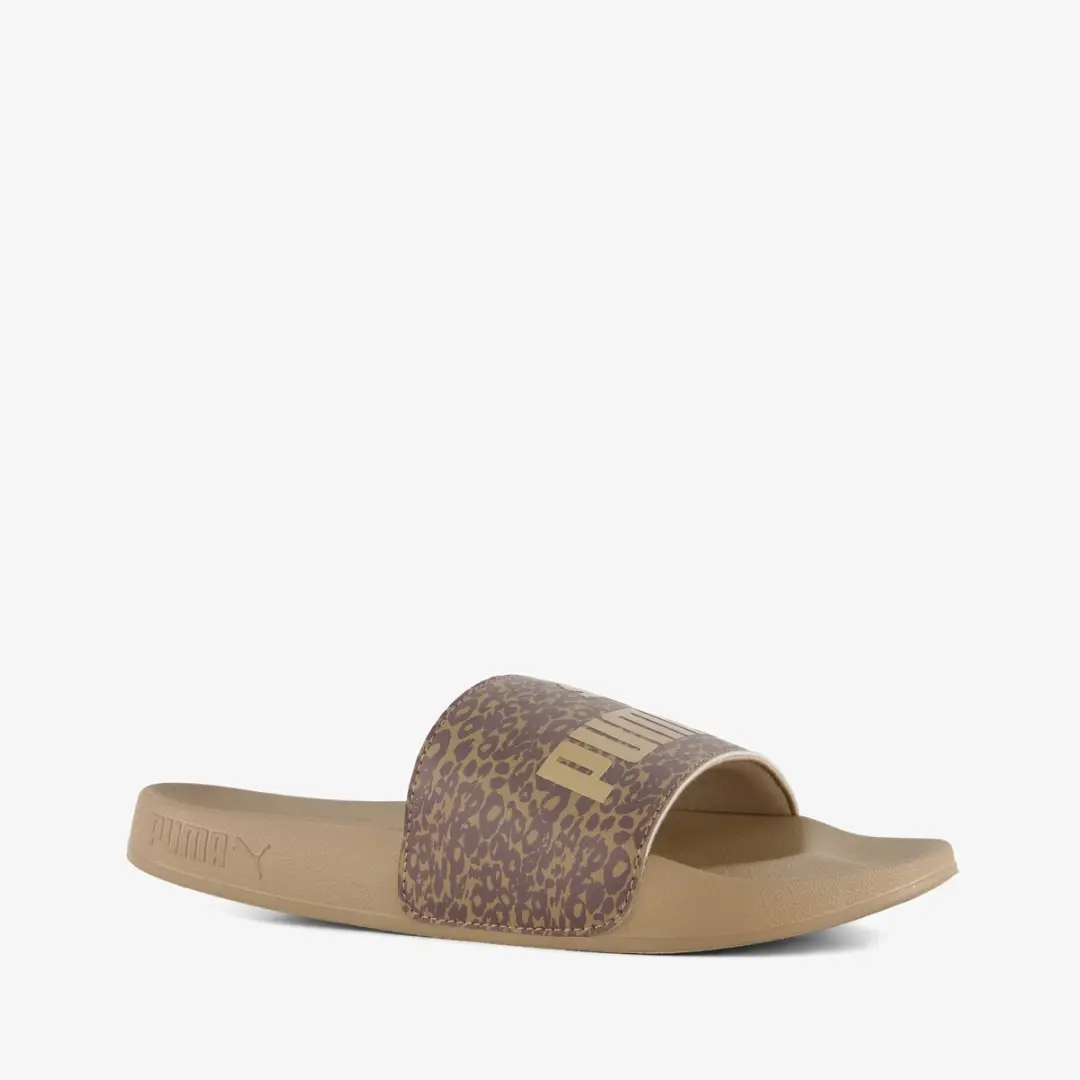 PUMA Leadcat 2.0 Feline Dames Badslippers - Soft Taupe-Chocolate Fondue - afbeelding 2 van 6