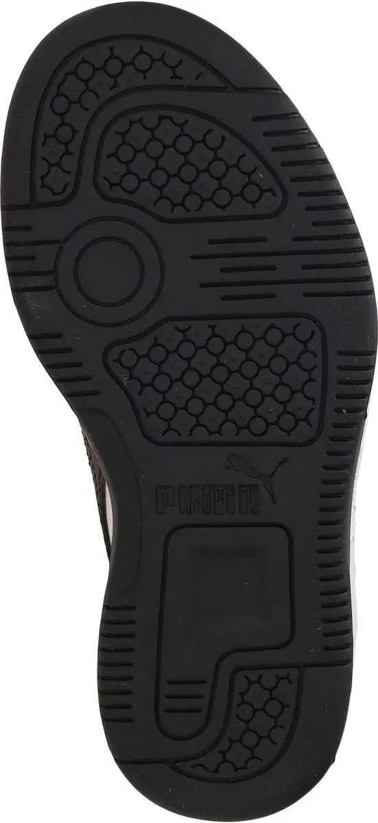 PUMA Rebound V6 Mid AC+ PS Unisex Sneakers - PUMA White/Black/Red - afbeelding 6 van 6