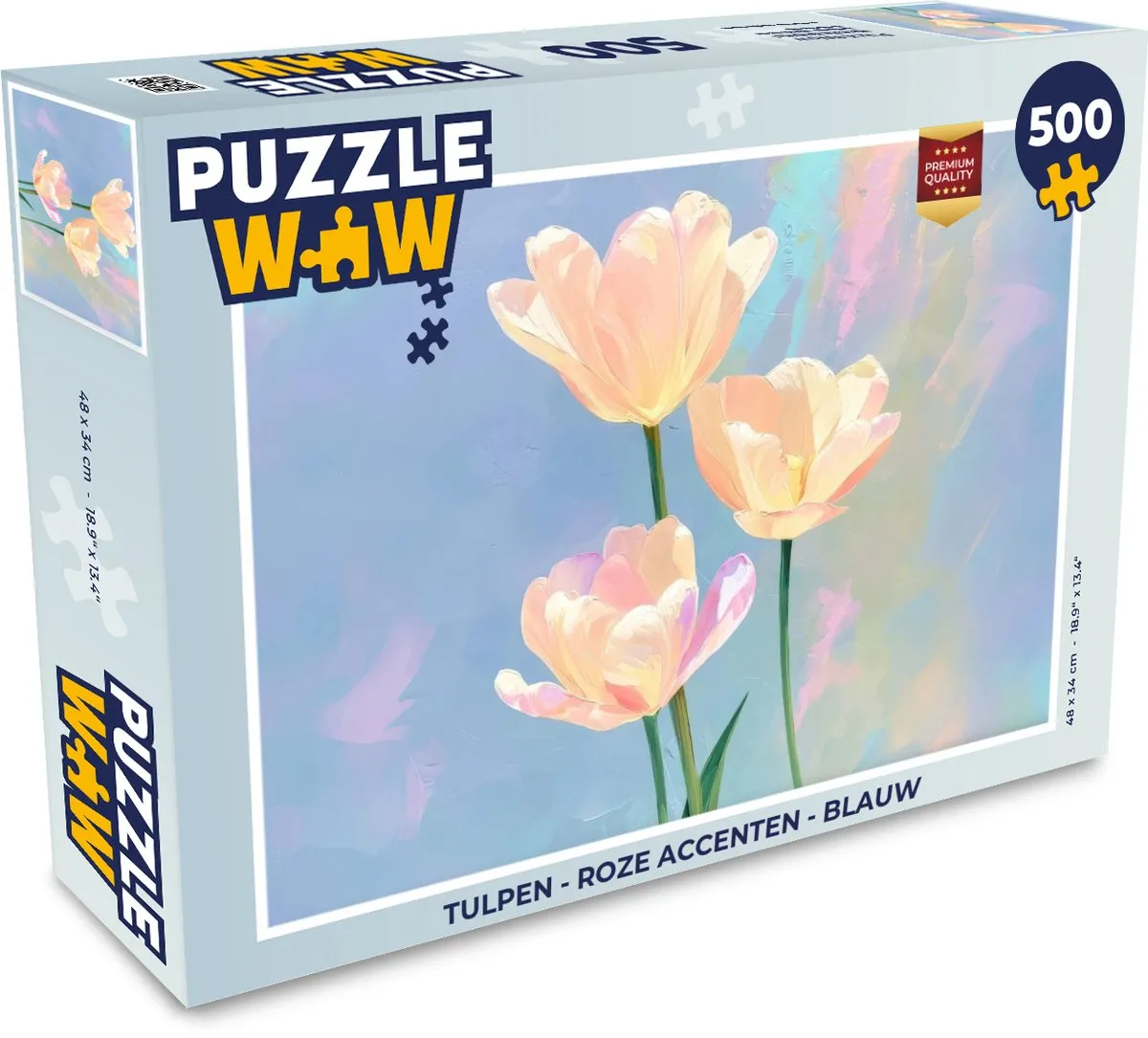 PuzzleWow Tulpen Legpuzzel 500 Stuks