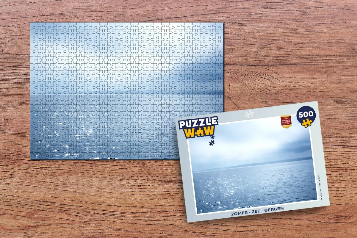PuzzleWow Zee & Bergen Legpuzzel 500 Stuks - Multicolor