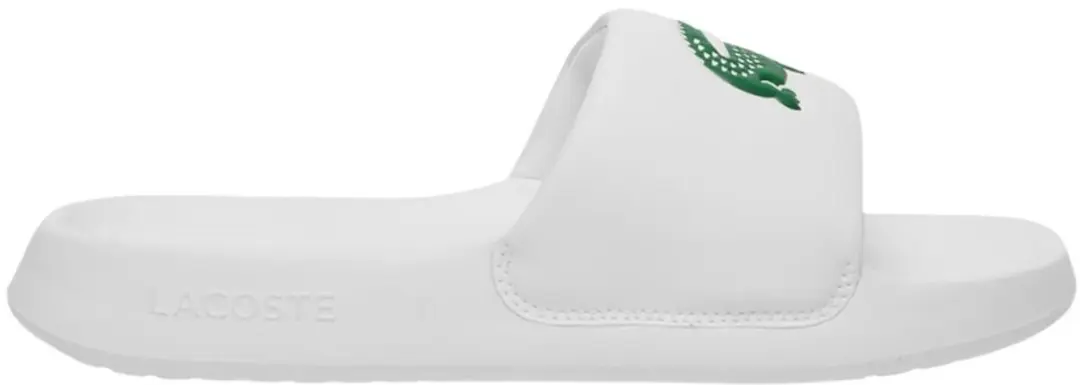 Lacoste Serve 1.0 Badslippers Heren - 39.5 - Wit/Groen - afbeelding 2 van 6