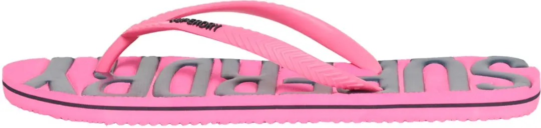 Superdry Vegan Vintage Slippers WF310228A - 34 - Fluro Pink - afbeelding 4 van 6