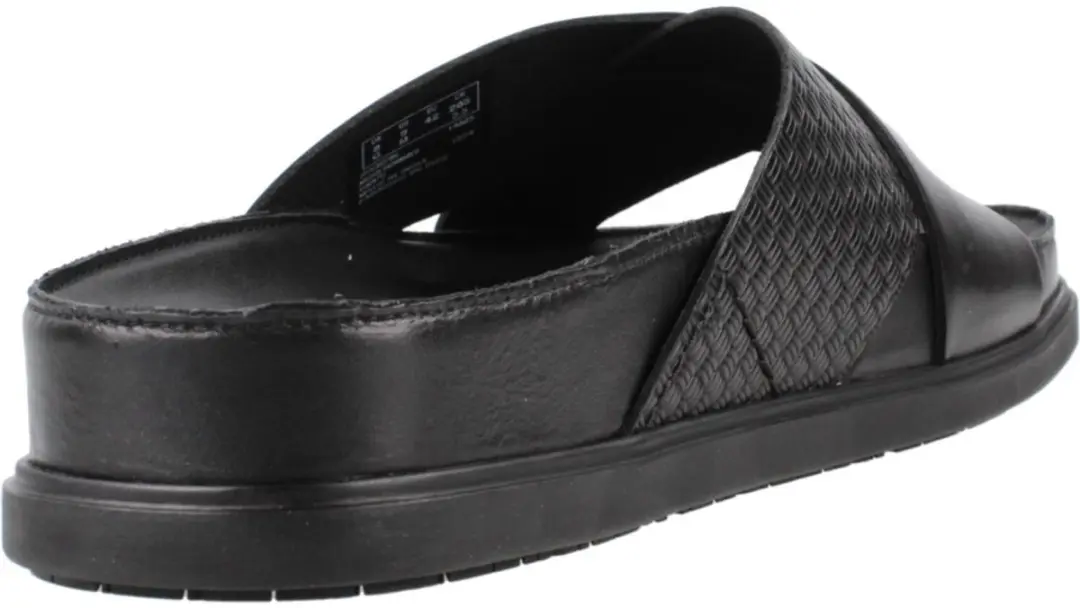Clarks Torford Cross Leren Sandalen 44 - Zwart - afbeelding 4 van 6