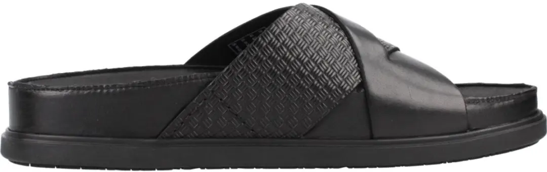 Clarks Torford Cross Leren Sandalen 44 - Zwart - afbeelding 2 van 6
