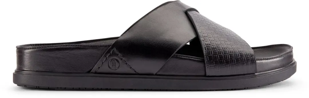 Clarks Torford Cross Leren Sandalen 44 - Zwart - afbeelding 5 van 6