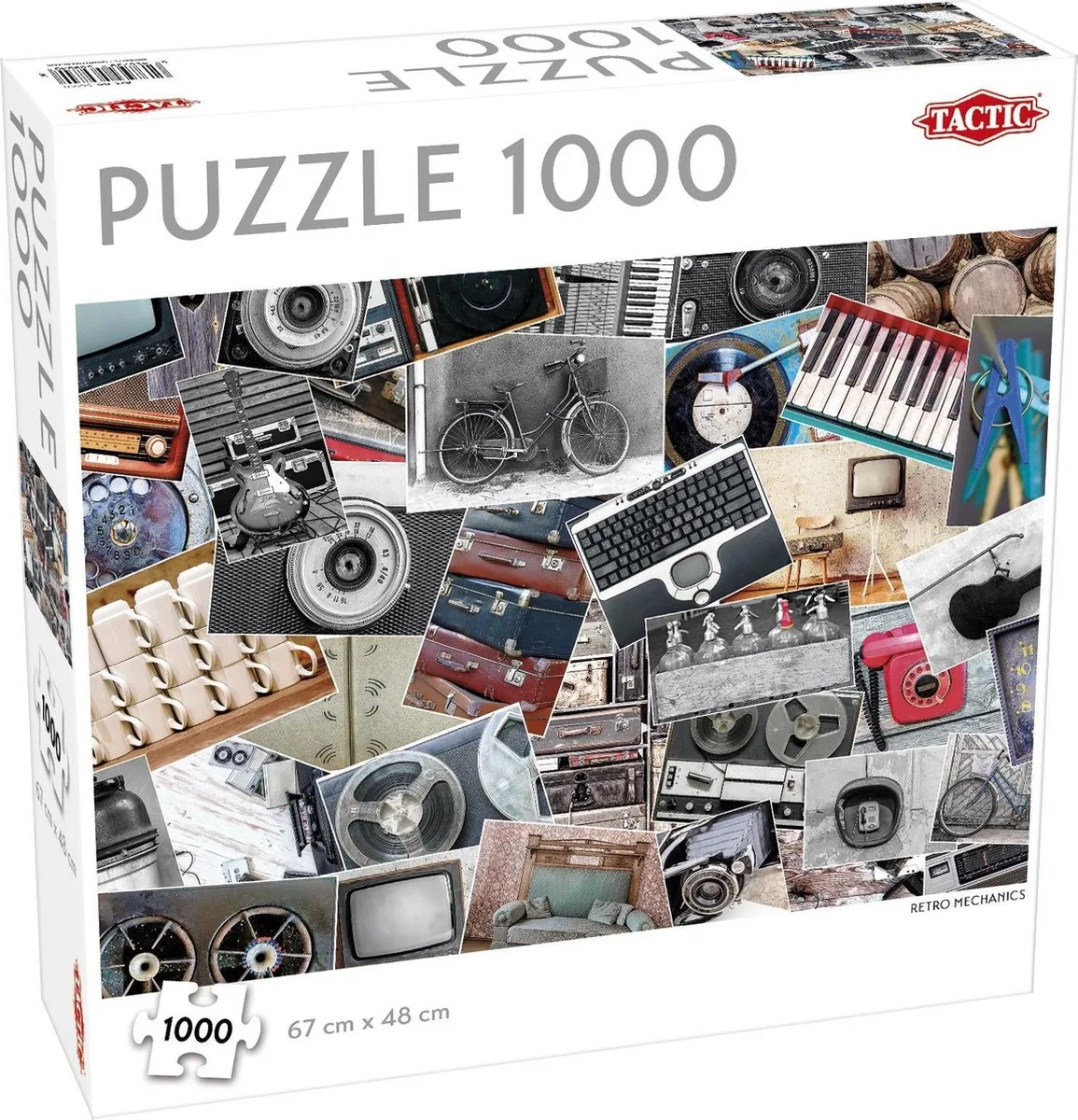 Tactic Retro Mechanics Puzzel 1000 Stuks