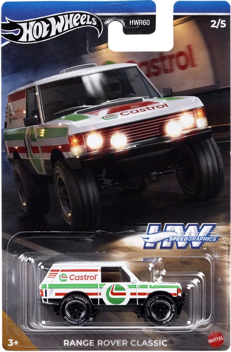 Hot Wheels HRT08 Auto - Groen/Rood/Wit