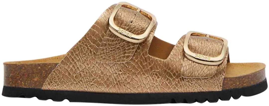 Scholl Sandalen Noelle Synthetisch Reptile Leer
