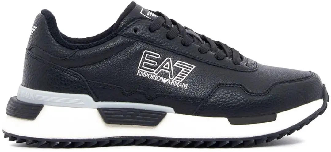Ea7 Emporio Armani Vintage Running Pu Schoenen Zwart EU 45 1/3
