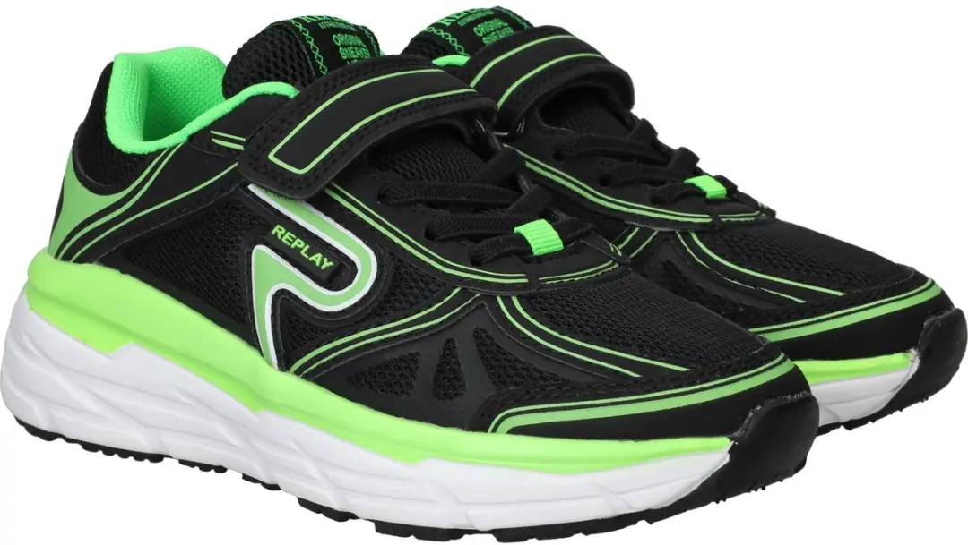 Replay Christal Sneakers - Jongens - Zwart - Maat:33 - afbeelding 4 van 6