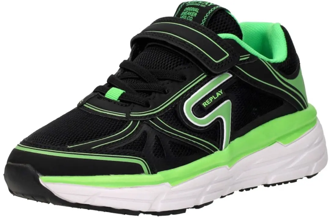 Replay Christal Sneakers - Jongens - Zwart - Maat:33 - afbeelding 5 van 6