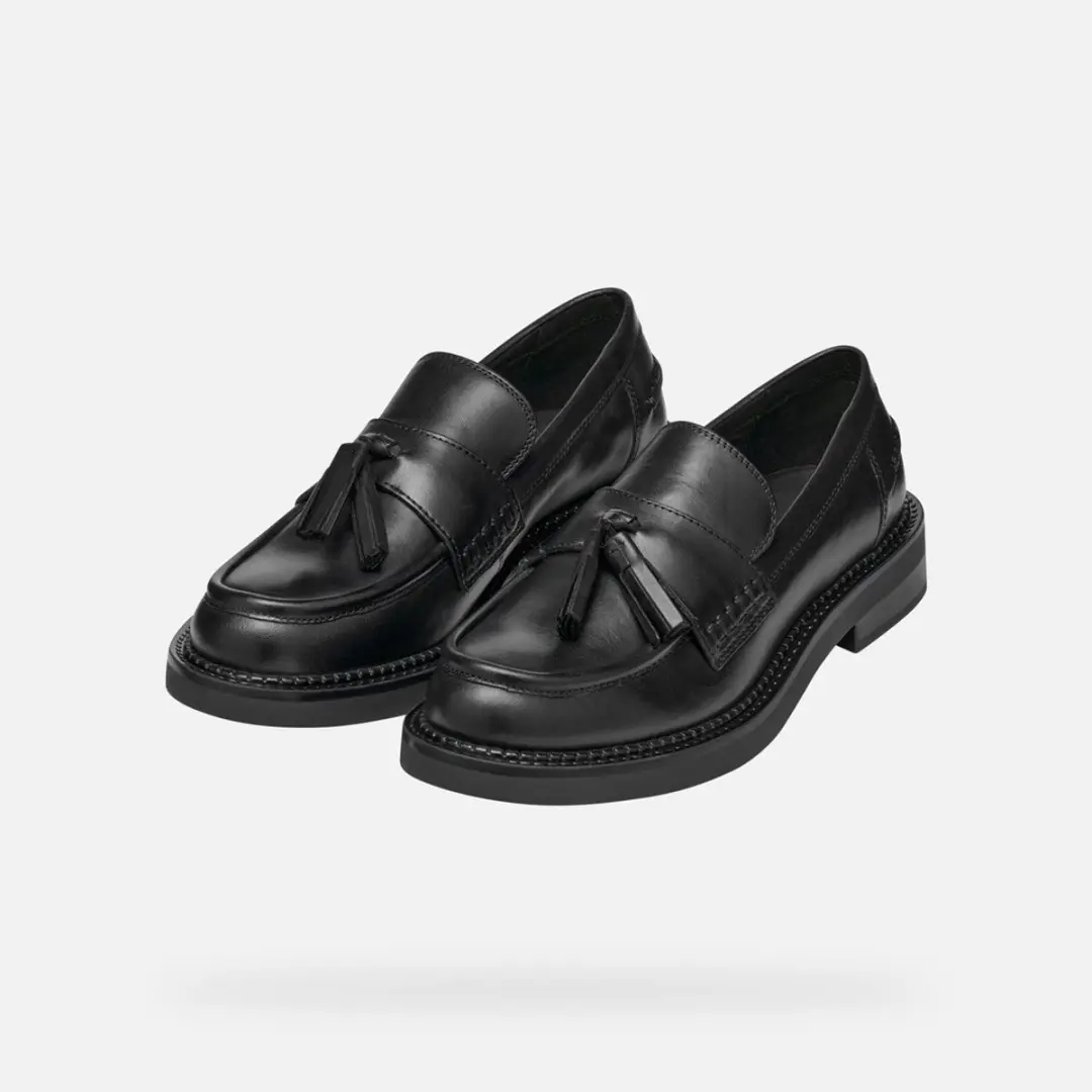 Geox Serilda Loafers - Maat 39 - Zwart - afbeelding 6 van 6
