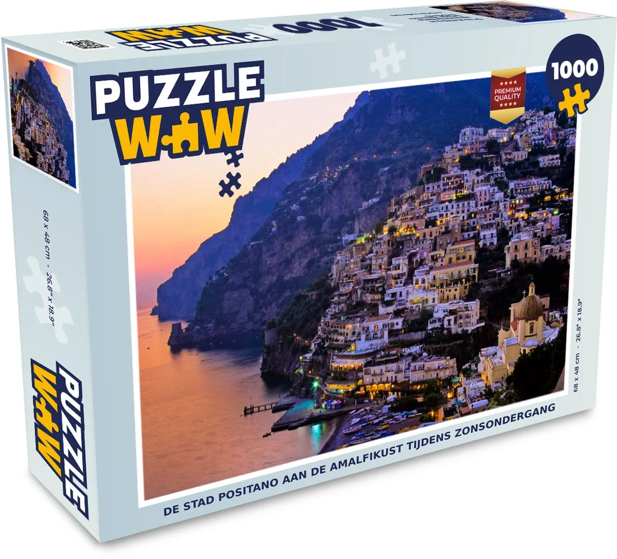 PuzzleWow Legpuzzel Positano 1000 Stuks