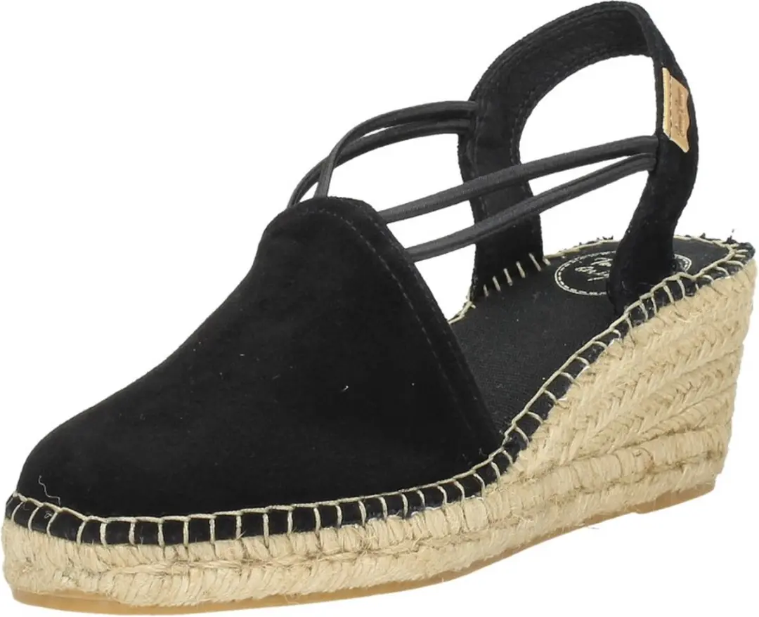 Toni Pons Tremp Dames Espadrilles met sleehak - Zwart - Maat 37 - afbeelding 3 van 6
