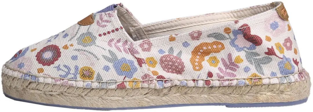 Klassieke unisex espadrille met print