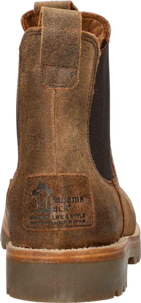 Panama Jack Burton heren chelseaboot - Bruin - Maat 41