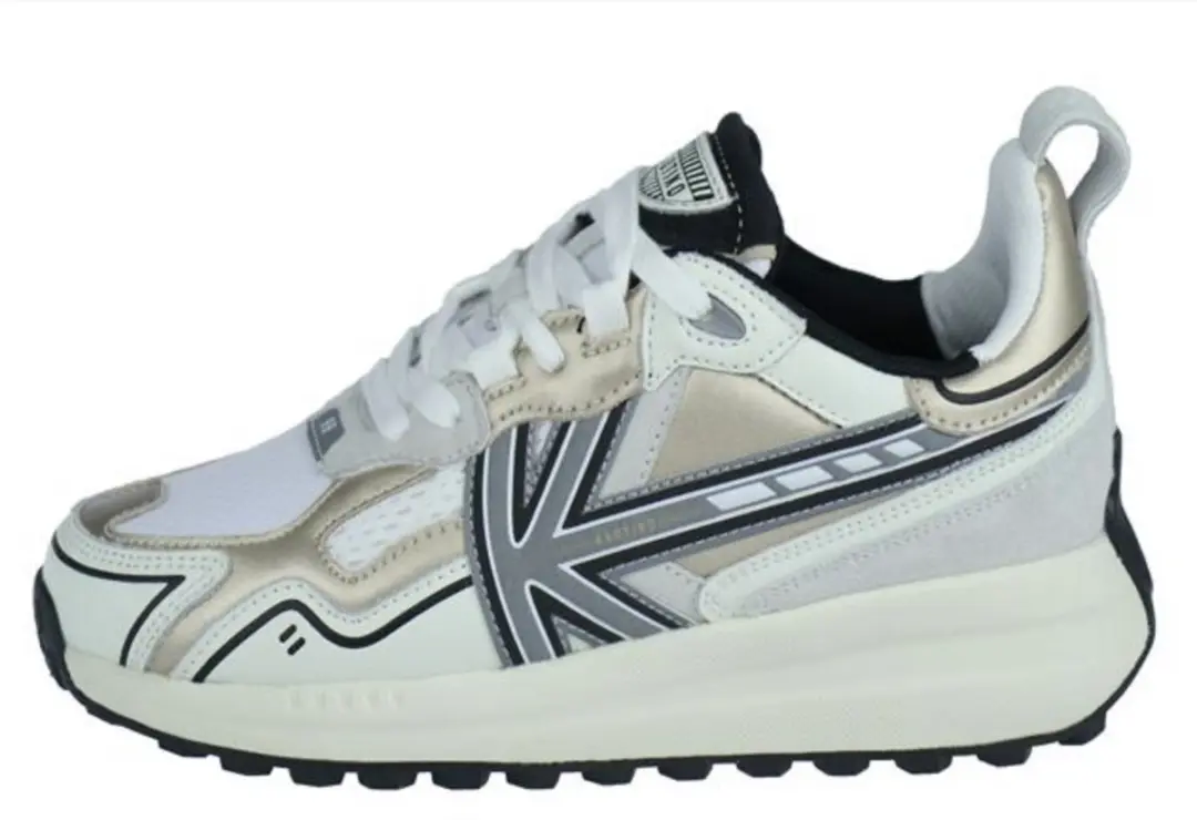 Kaotiko Detroit Tech Dames Sneakers - Goud - Maat 38