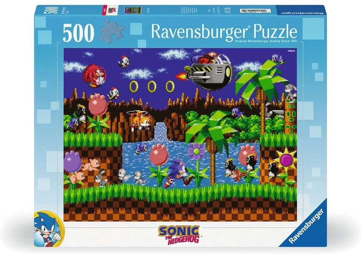 Ravensburger Sonic Puzzel 500 Stuks - Multicolor