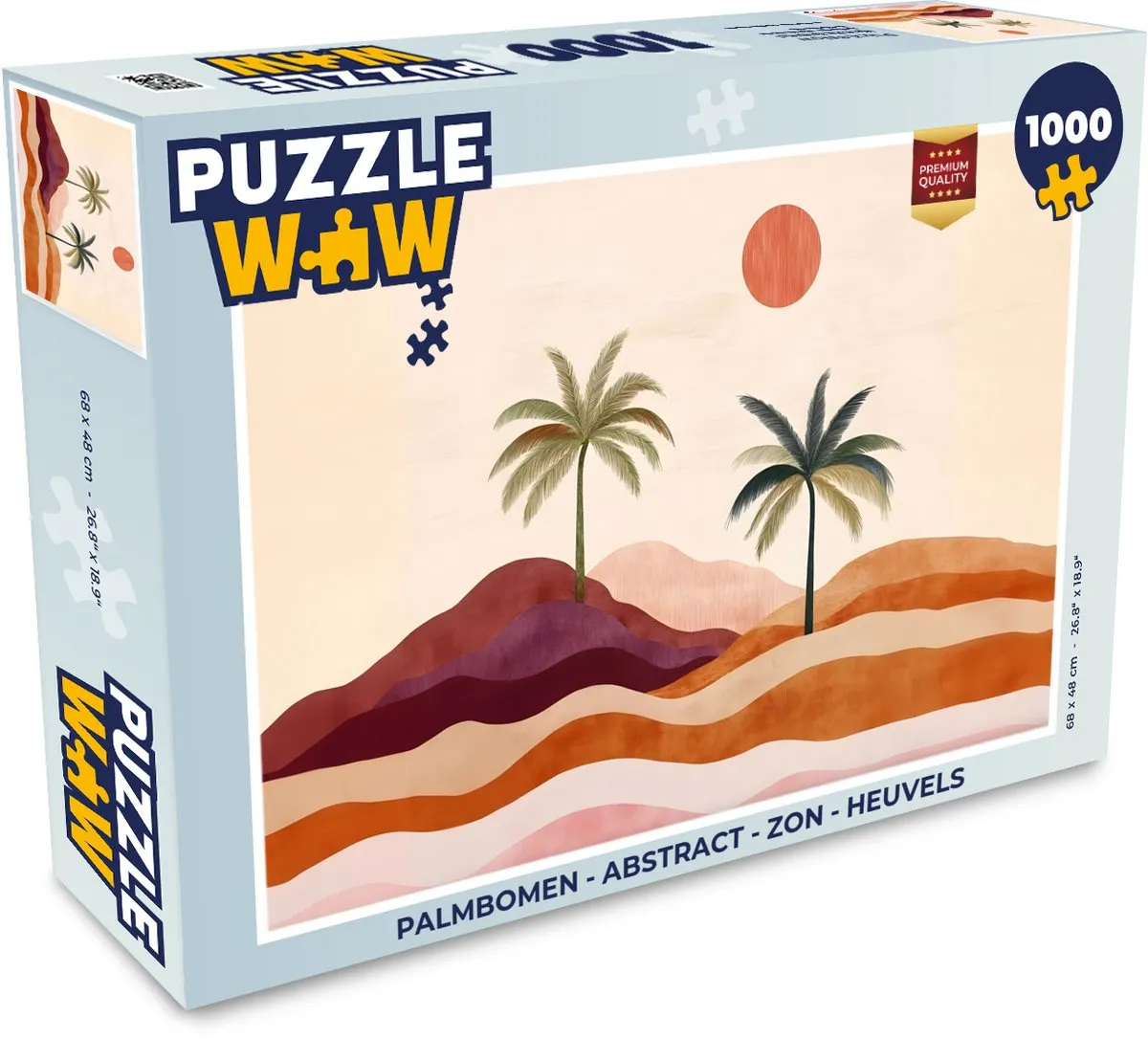PuzzleWow Legpuzzel Palmbomen 1000 Stuks