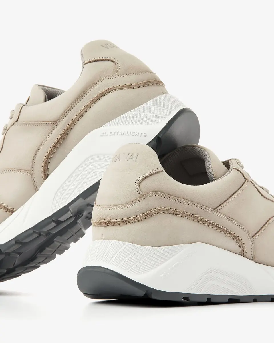 VIA VAI Owen Jimmy Sneakers - Leer - Grijs - 46 - afbeelding 5 van 6
