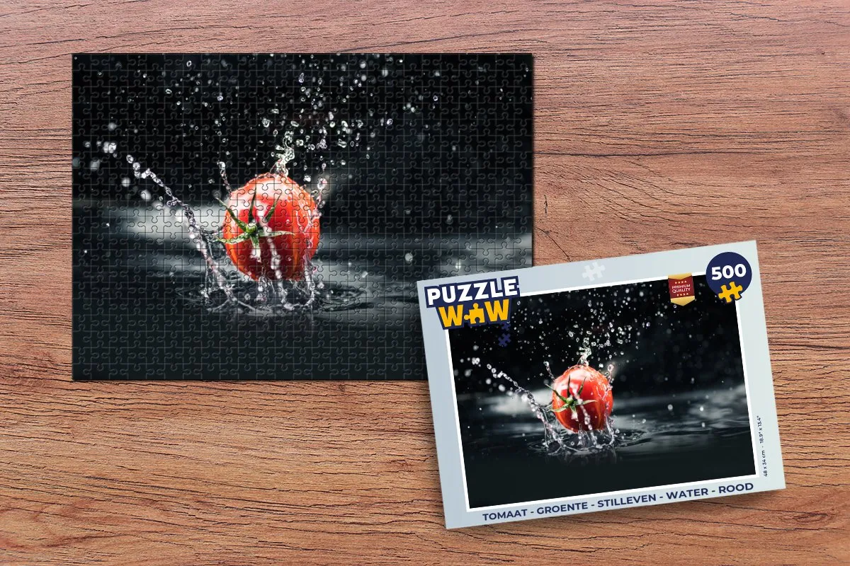 PuzzleWow Tomaat Groente Stilleven Legpuzzel 500 Stuks - Multicolor