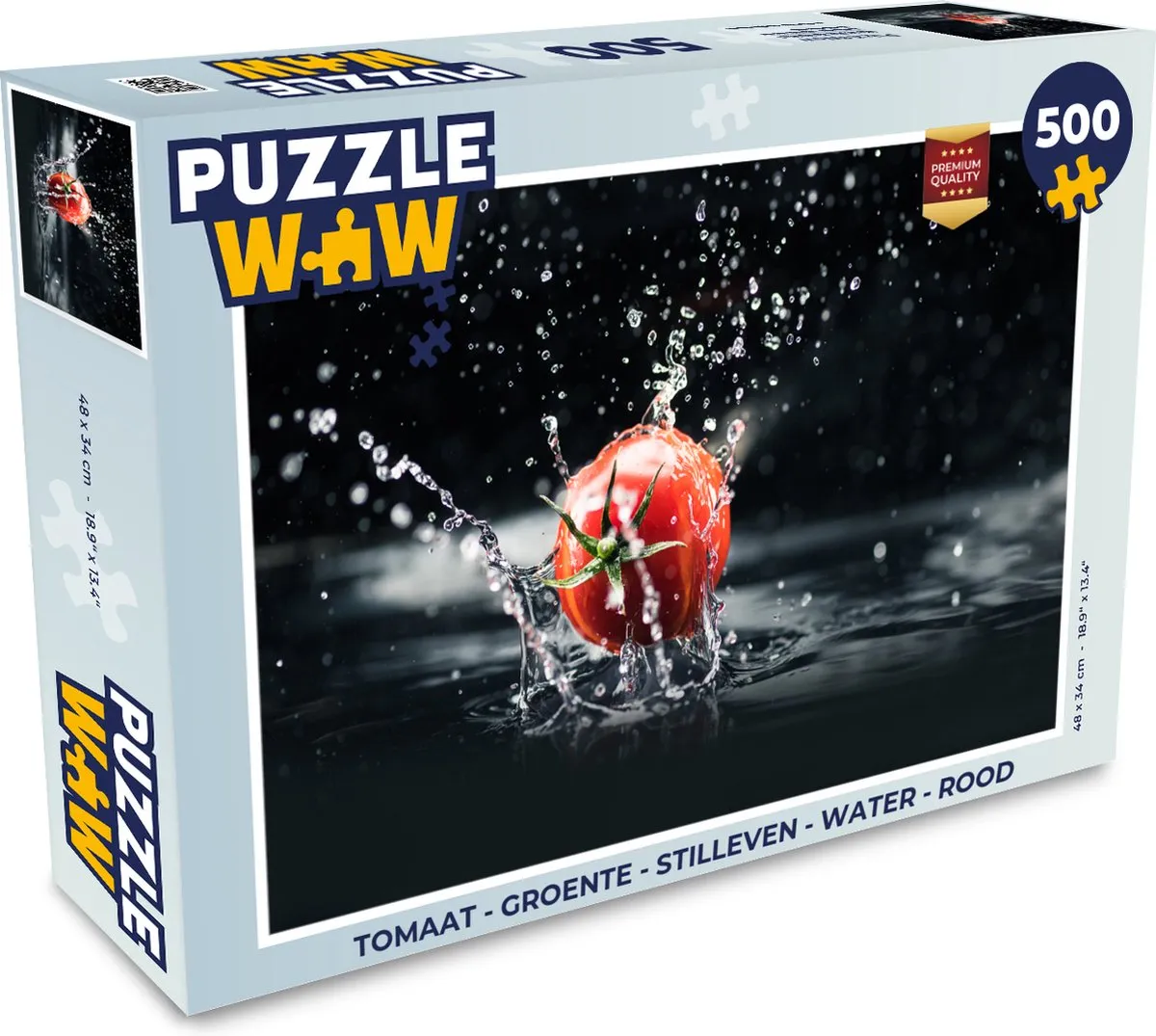 PuzzleWow Tomaat Groente Stilleven Legpuzzel 500 Stuks - Multicolor