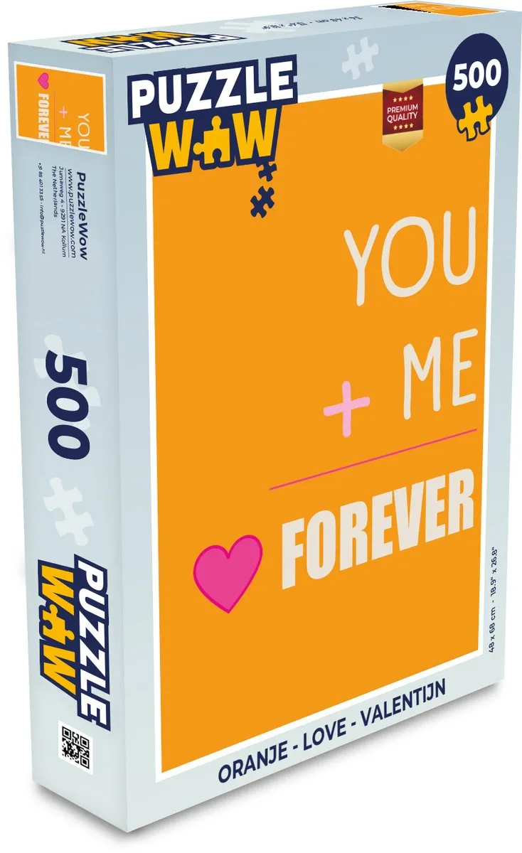 PuzzleWow Love Legpuzzel 500 Stuks