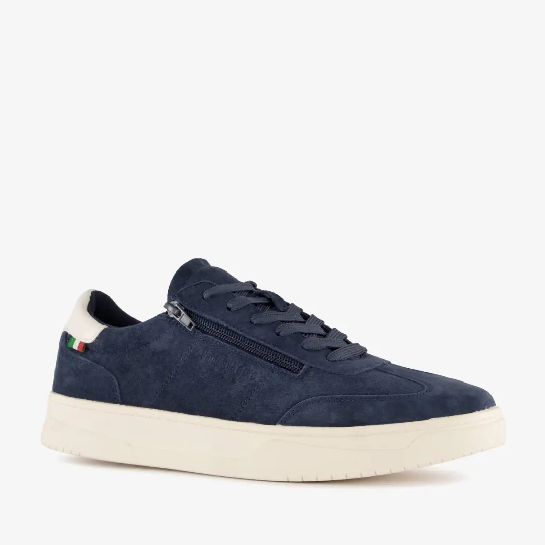 Pantofola d'Oro suède heren sneakers donkerblauw