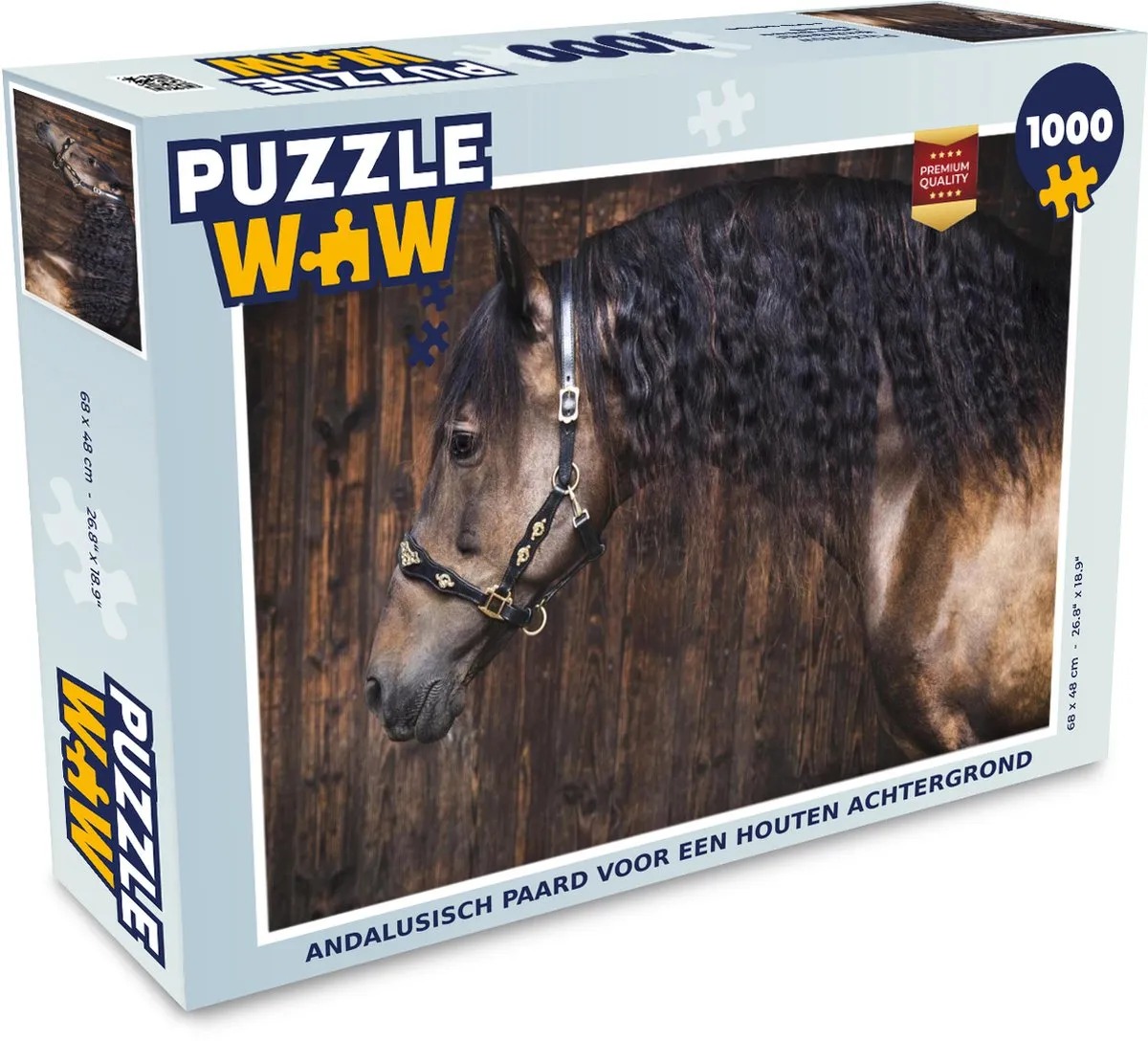 PuzzleWow Paard Halster Legpuzzel 1000 Stuks