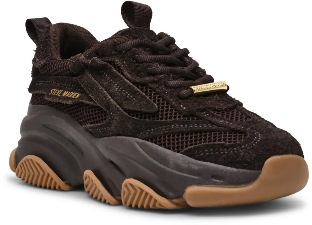 Steve Madden Possession-E Lage Sneakers 40 - Bruin - afbeelding 5 van 6
