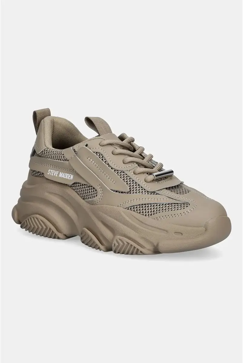 Steve Madden Possession-E Lage Sneakers 40 - Bruin - afbeelding 3 van 6
