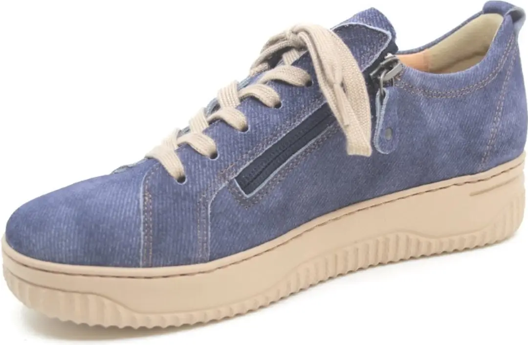 Hartjes BOOGIE SHOE Dames Sneaker - Jeansblauw - afbeelding 2 van 6