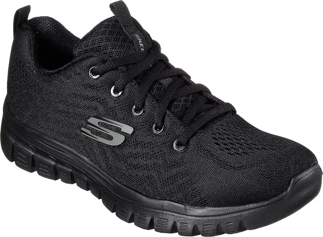 Skechers Graceful Get Connected Sneakers - Zwart
