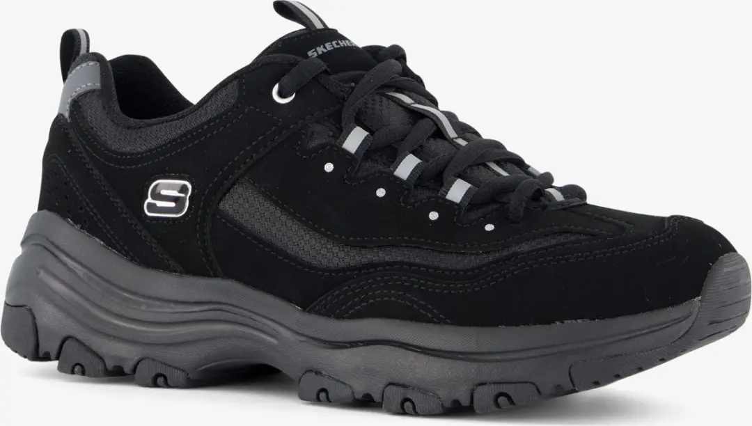 Skechers I-Conik Dames Sneakers - Zwart