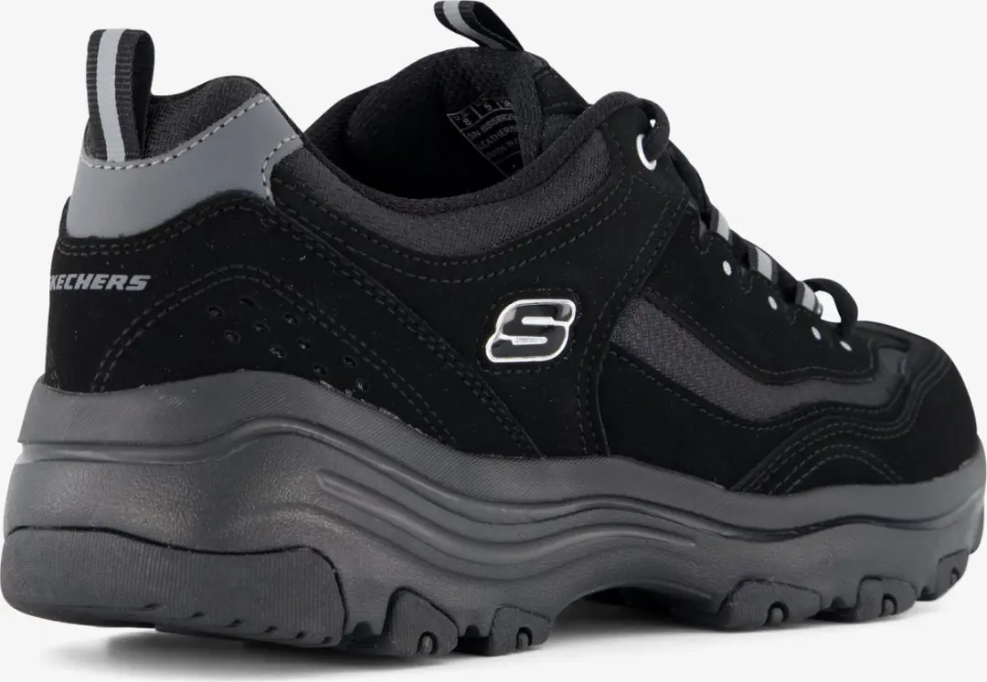 Skechers I-Conik Dames Sneakers - Zwart