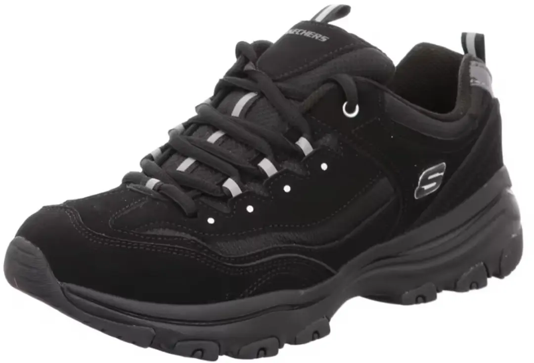 Skechers I-Conik Dames Sneakers - Zwart