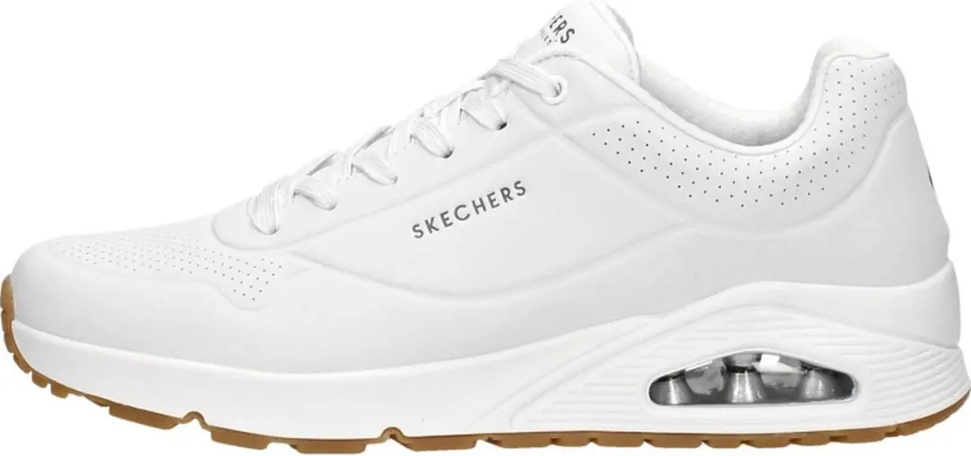 Skechers Uno Stand On Air Heren Sneakers - Wit - afbeelding 2 van 6